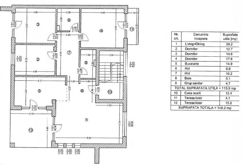 Apartament 4 Camere 116mp + 20mp terase | Otopeni 1 Mai | 0 comision - 1