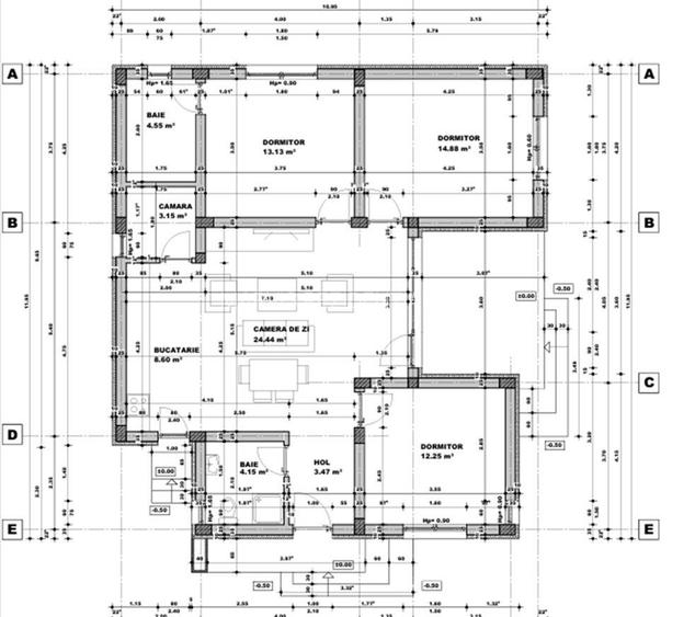 4cam.edificate doar pe parter/predare octombrie 2025, com. Berceni - 4