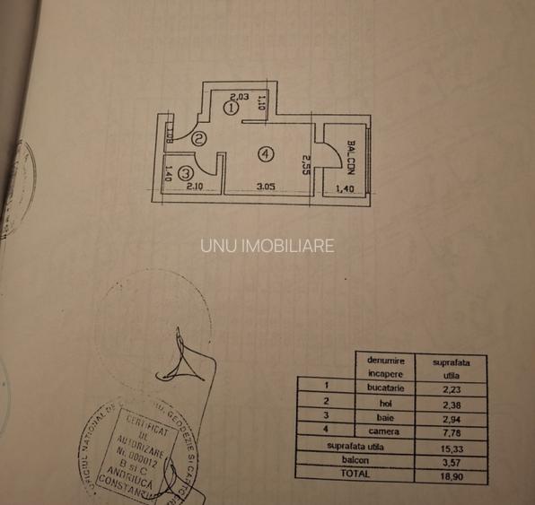 Podul de Fier-Profesor Paul-Garsoniera 19mp -bloc de aparamente - 2