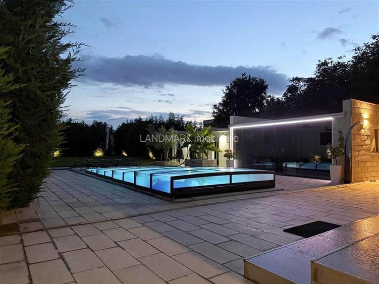 VILA PE PARTER SUPERBA MOBILATA / UTILATA CU PISICINA SI TEREN GENEROS - 3