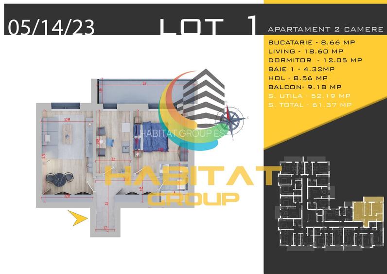 Apartament 2 camere decomandat - metrou Nicolae Teclu - 7