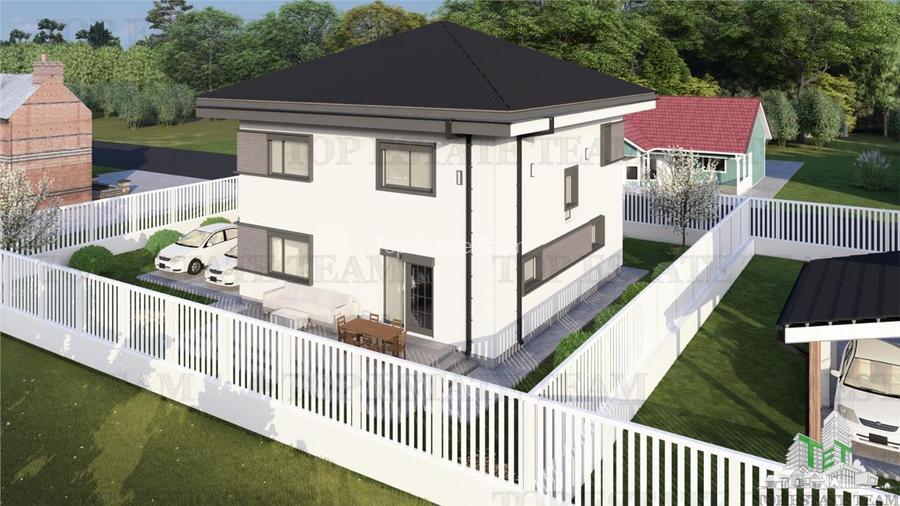 Vila de lux, independenta energetic, 255mp, 650mp teren, langa Padurea Snagov, j - 8