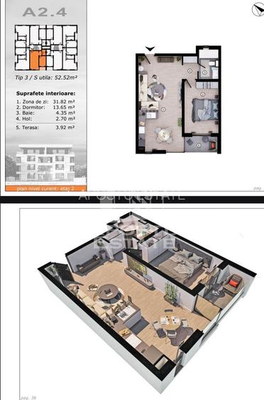 Apartamente cu 2 camere de vanzare, bloc nou, Torontalului, Timisoara - 9