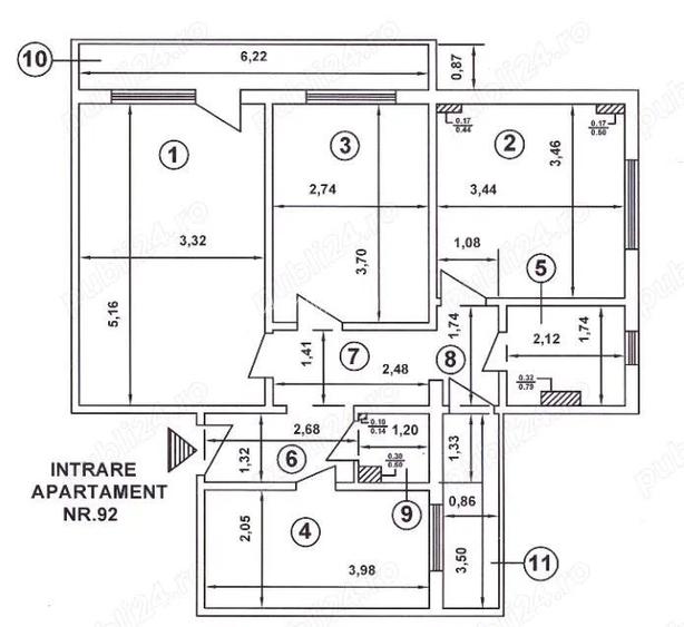 De vanzare apartament 3 camere, Pecineaga/Rahova - 8