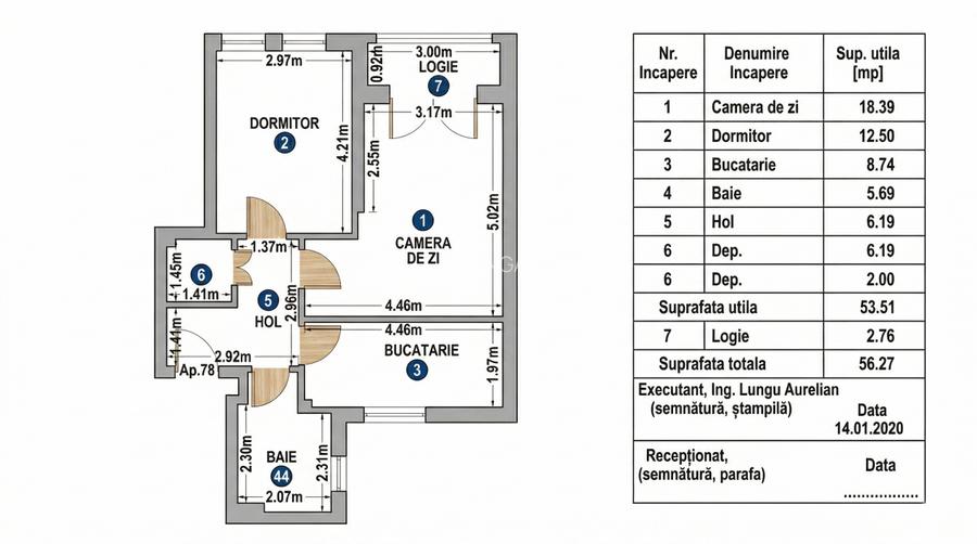 Apartament 2 camere 54 mp | 0 comision | Pipera Rond OMV | Apptown - 6