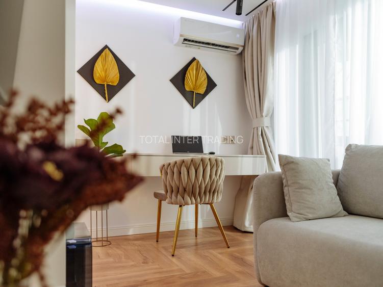 Decebal-3/4-renovata integral lux, mobilata + utilata modern, TV, 135000€ - 10