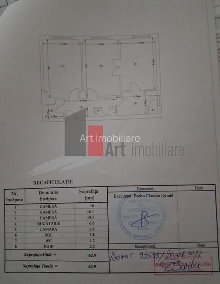 APARTAMENT 3 CAMERE -PIATA ROMANA - 12