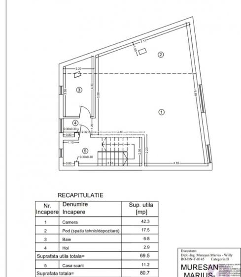 Spatiu Birouri 7 min metrou Nicolae Grigorescu 81mp mobilat - 6