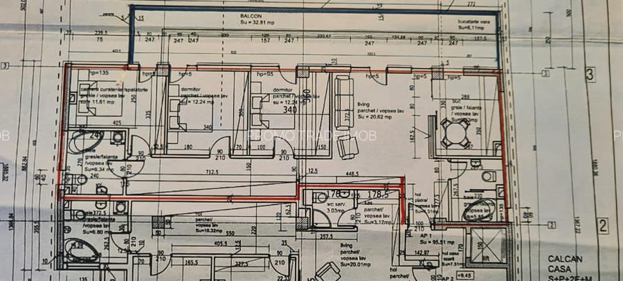 P-ta Domenii, 4 cam, 145 mp, et 3, lux, bloc mic, lift, 400.000 Euro - 13