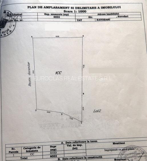 Teren intravilan 6033 mp - Navodari - zona Fabrica de zahar - 49 euro/mp - 4