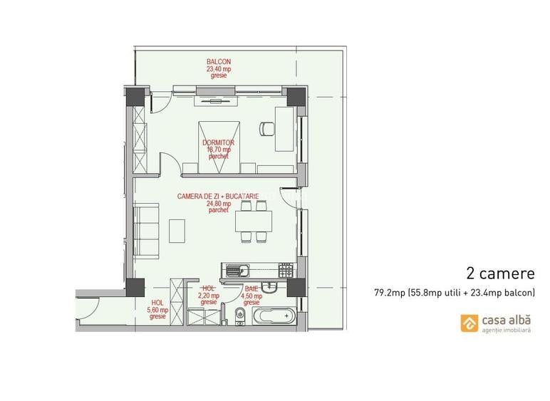 Copou - Mihail Sadoveanu, 2 camere in bloc nou, finalizare 2025! - 10