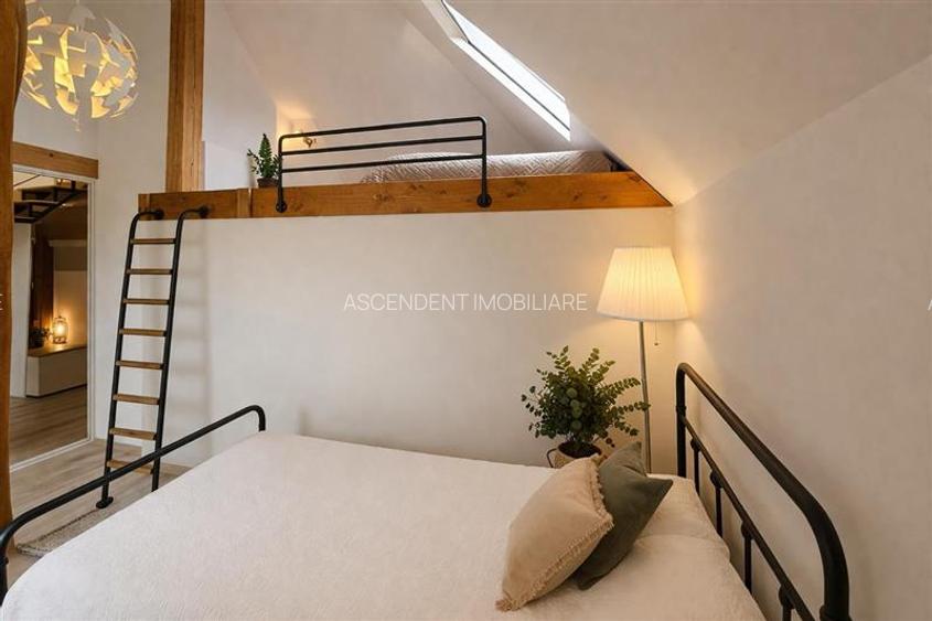 Apartament rustic chic, 3 camere, Centrul Istoric, 98 mp, parcare - 10