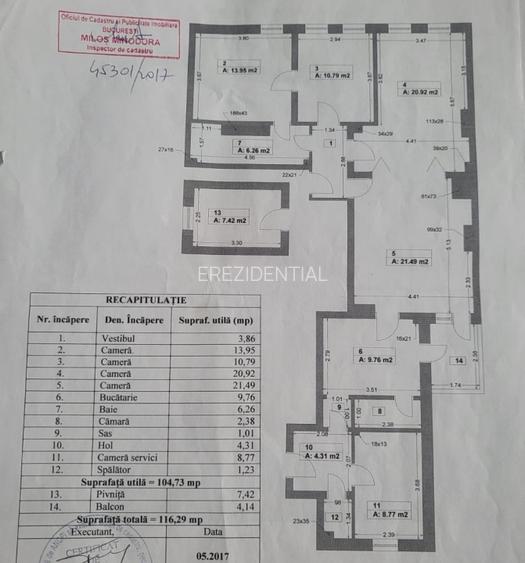 Apartament 4 camere decomandat - zona Capitale - 8