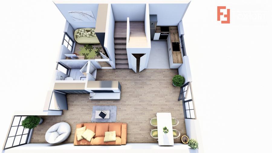 Duplex de vanzare cu 4 camere, Parter + 1 Etaj - Giarmata