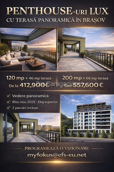 Penthouse Exclusiv "Noble Residence" | Imobil Nou finalizat in 2025 | Brasov - 3