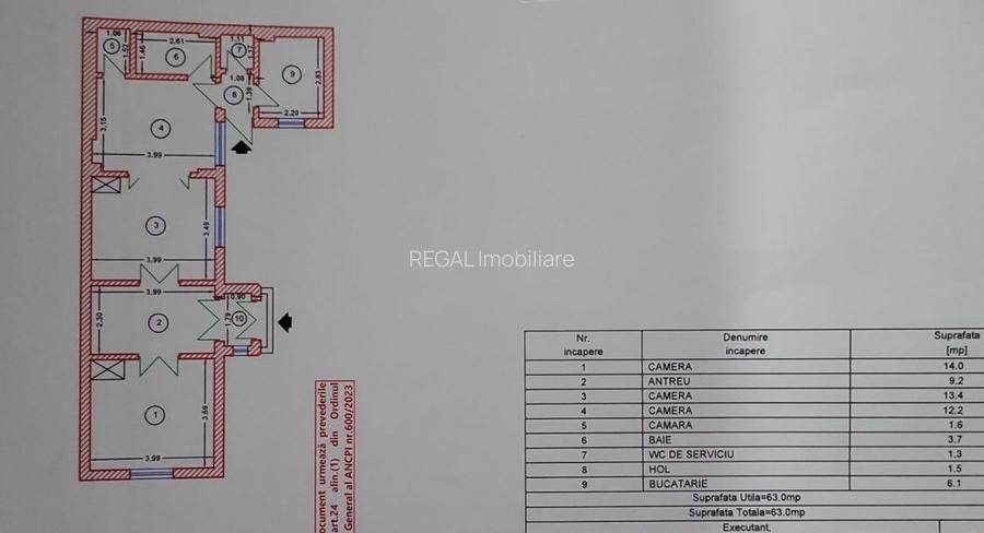 Casa de inchiriat | 13 Septembrie- Rahova | 3 camere | Pretabil Birouri - 17
