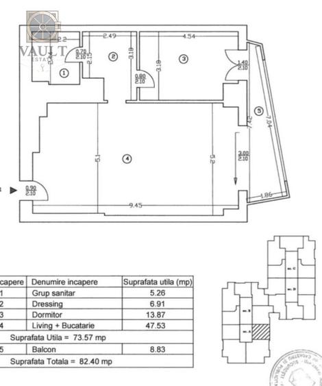 Apartament 2 camere - Metrou Pipera - 1
