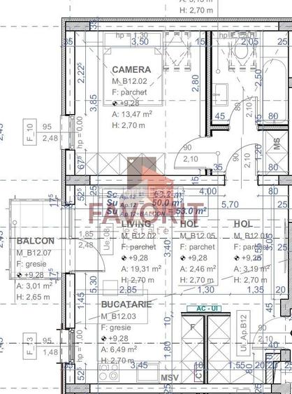 Langa mijloc de transport. 1 loc de parcare in CF. TVA 21% inclus. - 19