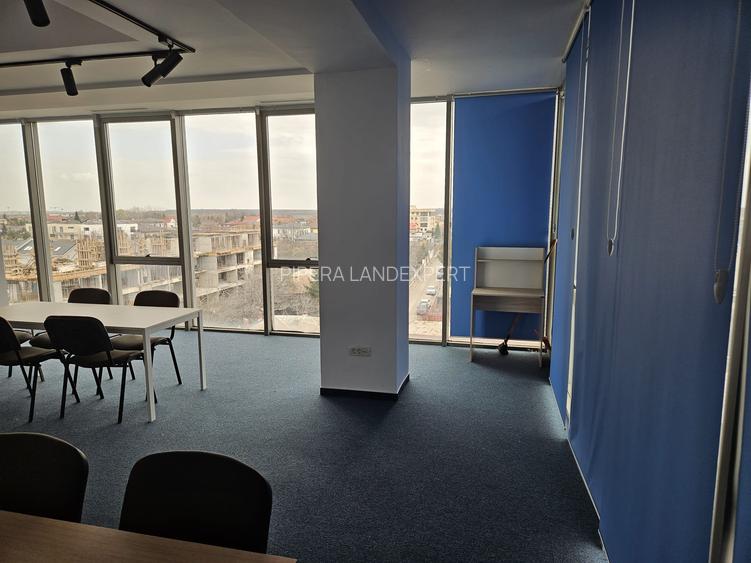 Birou mobilat 57 mp, etajul 4 – clădire de birouri în Voluntari (Pipera 17) - 2