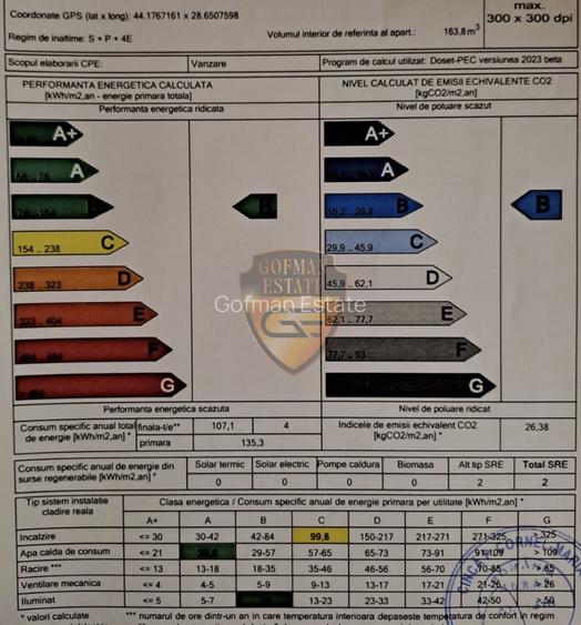 4 camere, Inel 2, etaj 3 / 4, decomandat, balcon 3.7 mp, gaze la usa, 69.2 mp - 8