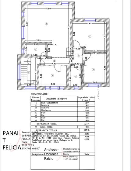 Floreasca / Casa Individuală cu 4 Apartamente - Birouri / Parcare + Curte / 2021