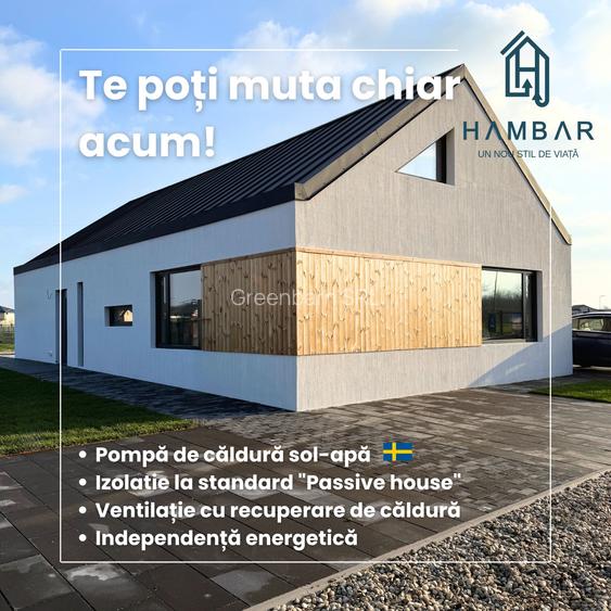 Case individuale cu pompă de căldură geotermică cu 100% energie verde, nZeb - 2