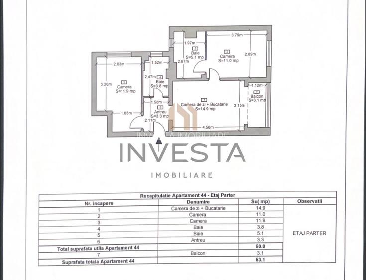 Apartament 3 camere ultrafinisat Grigorescu! - 1