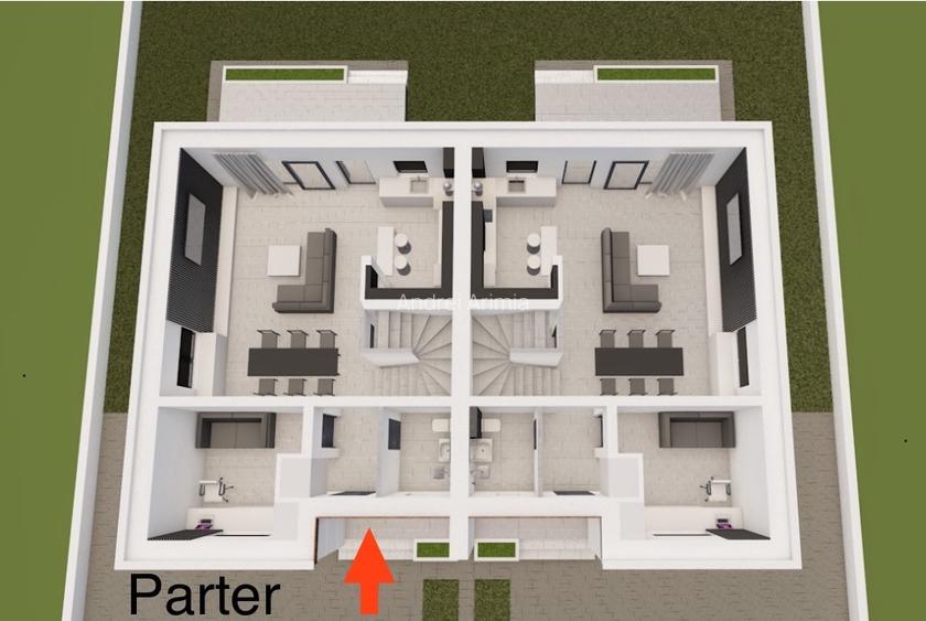 Duplex premium 125 mp, 4 dormitoare, dotări superioare, Dumbrăvița - zona Cora - 16