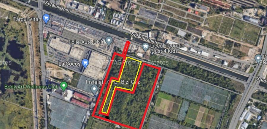 Investitie! Teren constructii de vanzare 10 ha, Splaiul Unirii, mall Vitantis - 3