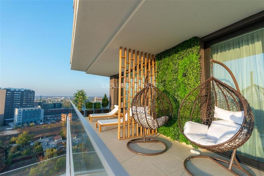 PENTHOUSE HERASTRAU  VEDERE PANORAMICA  3 PARCARI - 2