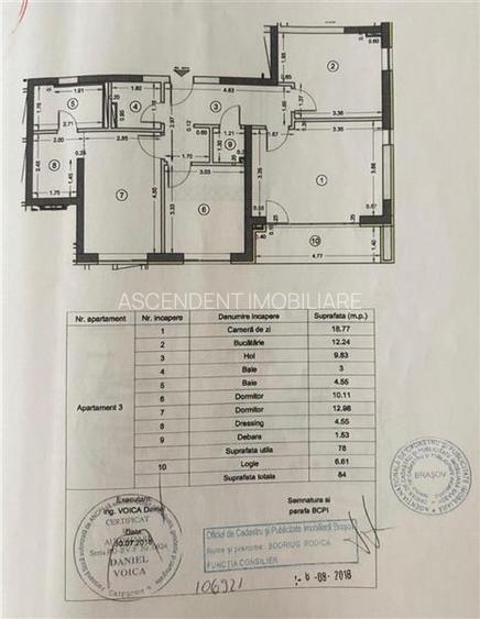 3D! Apartament 3 camere,mobilat,echipat, parcare privata,Kasper-Tractorul,Brasov - 10