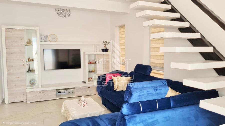 Penthouse cu 3 camere si 2 bai, mobilat si utilat in Giroc la asfalt. - 3