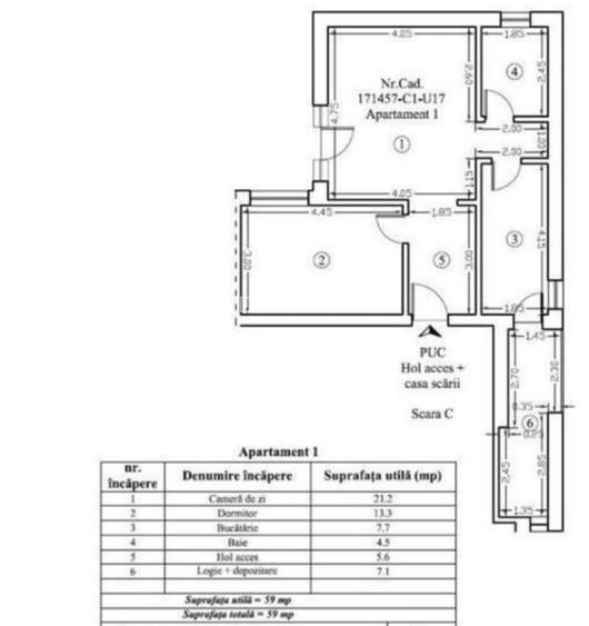 Zona Coresi, 2 camere ,59 mp,  cu grădină proprie și  loc de parcare. - 11