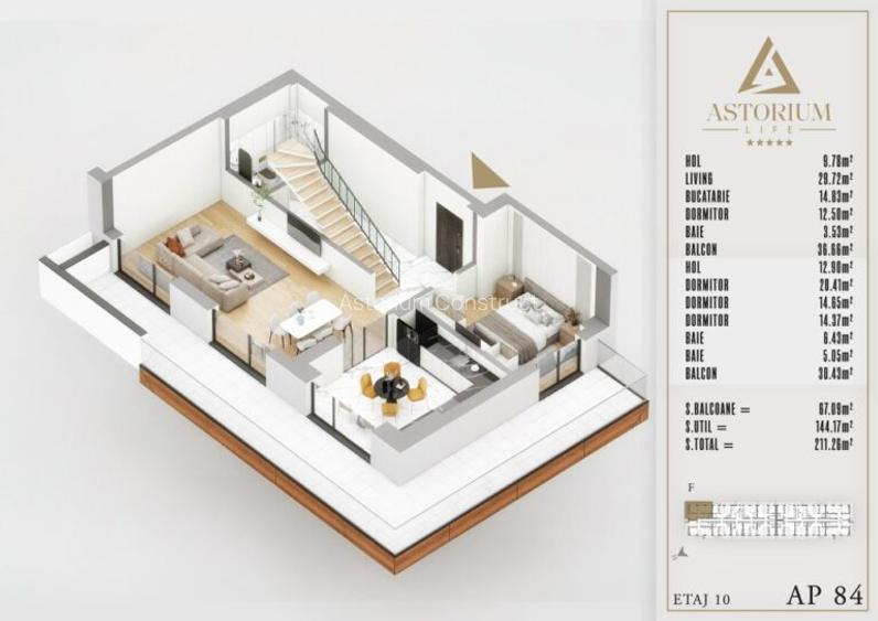 Apartament 4 Camere Moderne în Complex Rezidențial de Lux | Comision 0% - 2