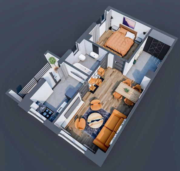 Apartament 2 camere, Bucium-Iasi, tva si loc de parcare inclus! - 8