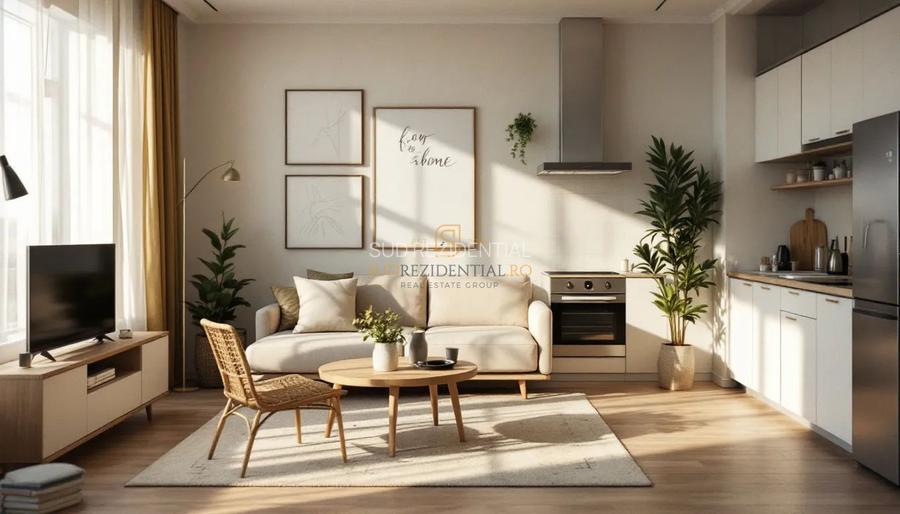 Apartament modern compartimentat, 2 camere - acces metrou Berceni - 3