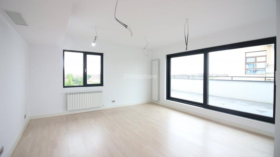 Penthouse 4 camere, 125 mp, 3 bai, terasa 97 mp, etaj 3/3, lift, singur pe etaj - 5