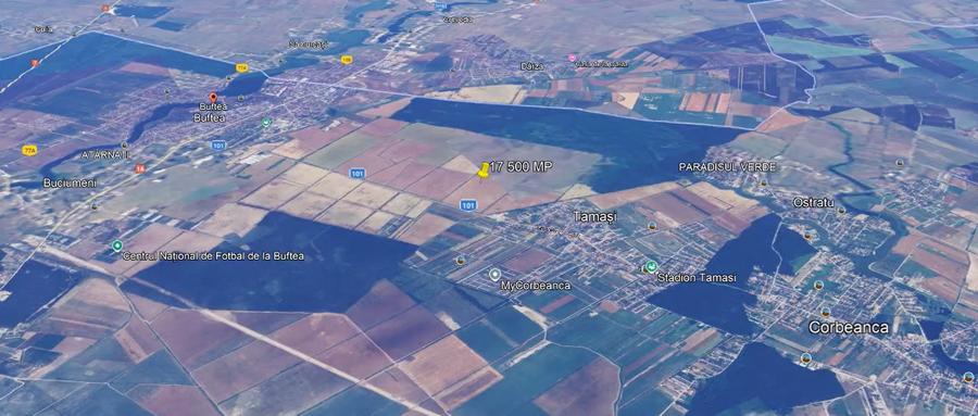 Teren intravilan Buftea 17500 mp