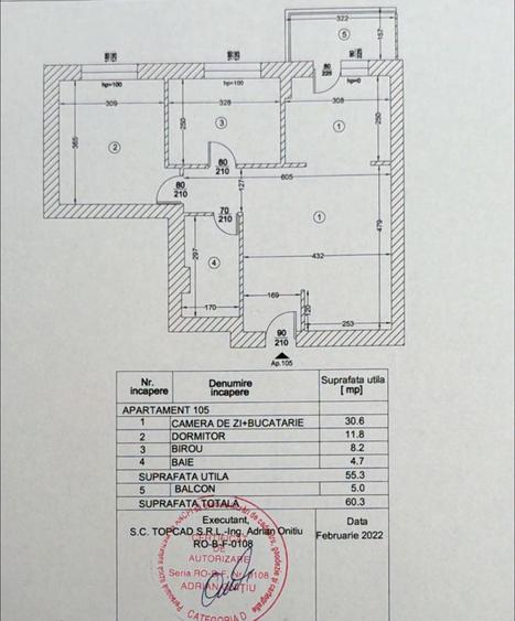 Apartament 3 camere Pallady 60 mp mobilat și utilat lux cu parcare