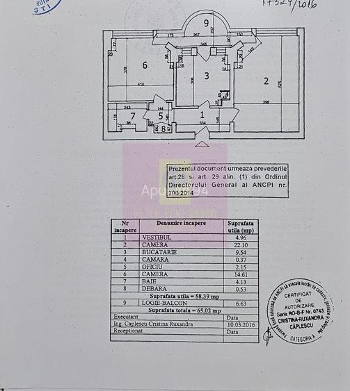 Vanzare apartament 2 camere in zona bd. Decebal stradal - 10