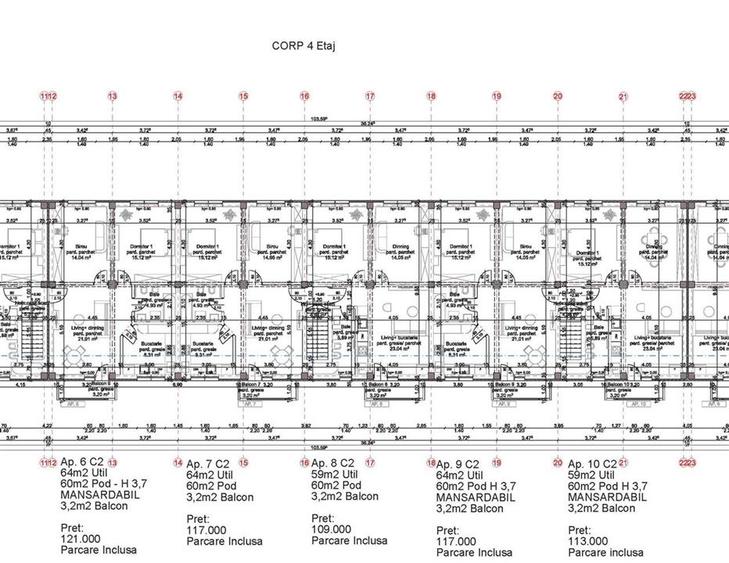 Apartamente direct de la dezvoltator de la 75000 euro cu TVA inclus - 13