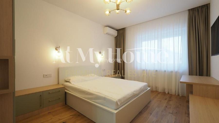 Apartament spatios cu 4 camere, mobilat, terasa 40mp, paza, parcare - 12
