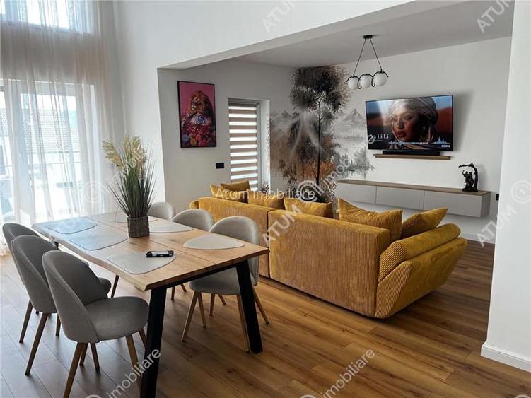 Penthouse 3 camere 2 bai parcare mobilat complet Turnisor Sibiu - 2