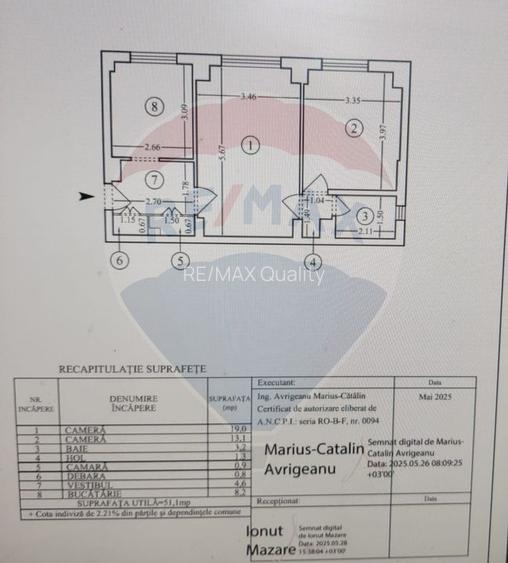 Apartament 2 camere | Parter Inalt | Basarabia | Diham - 12