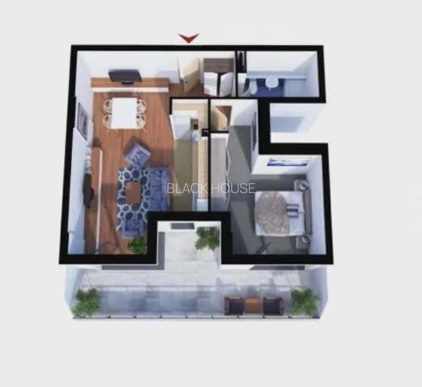 Apartament 2 camere, Imobil Nou, terasa, Zona Iulius Mall - 7