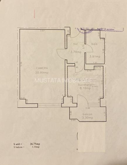 Ap.1 camera 40mp, zona Ultracentrala Independentei. etaj intermdiar 5. - 3