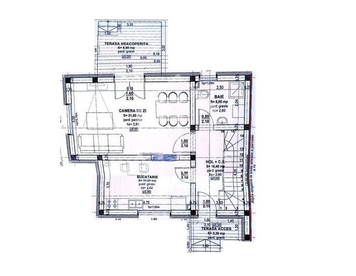 Casa tip duplex cu 4 camere, 108mp utili,  parcare, zona Gusterita - 1