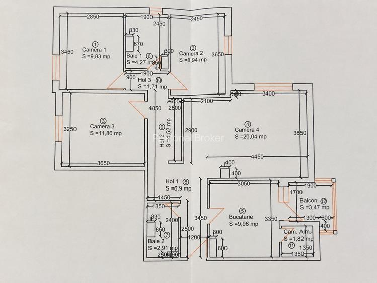 Apartament 4 Camere cu Doua GARAJE - Zona LIPOVEI - 0%COMISION - 16