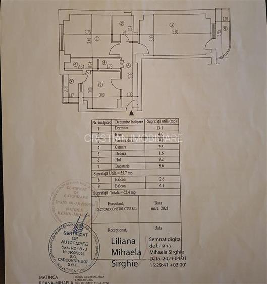 2 camere Buzaului, etaj 1 + terasa, Mobilat si Utilat - 13