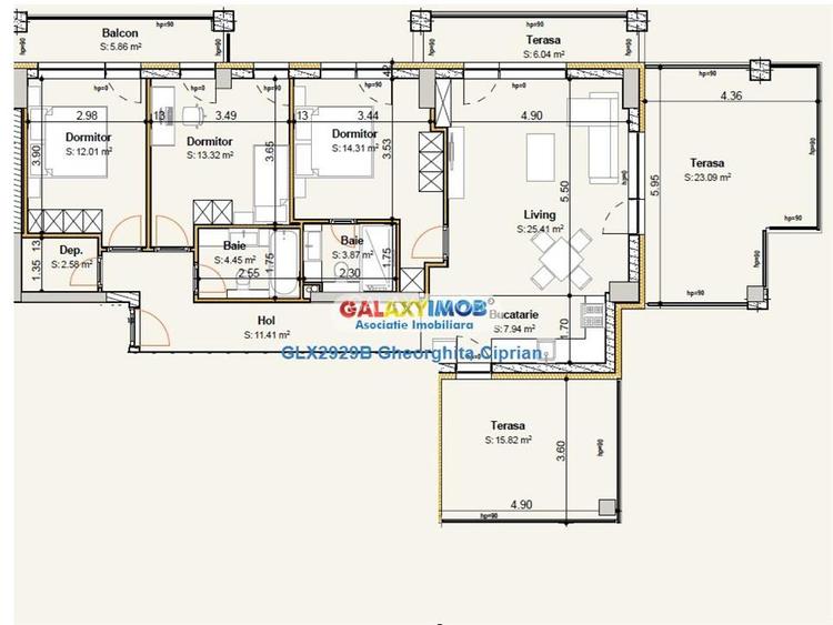 Apartament 4 camere constructie noua Pipera Avangarde 11 COMISION 0% - 6